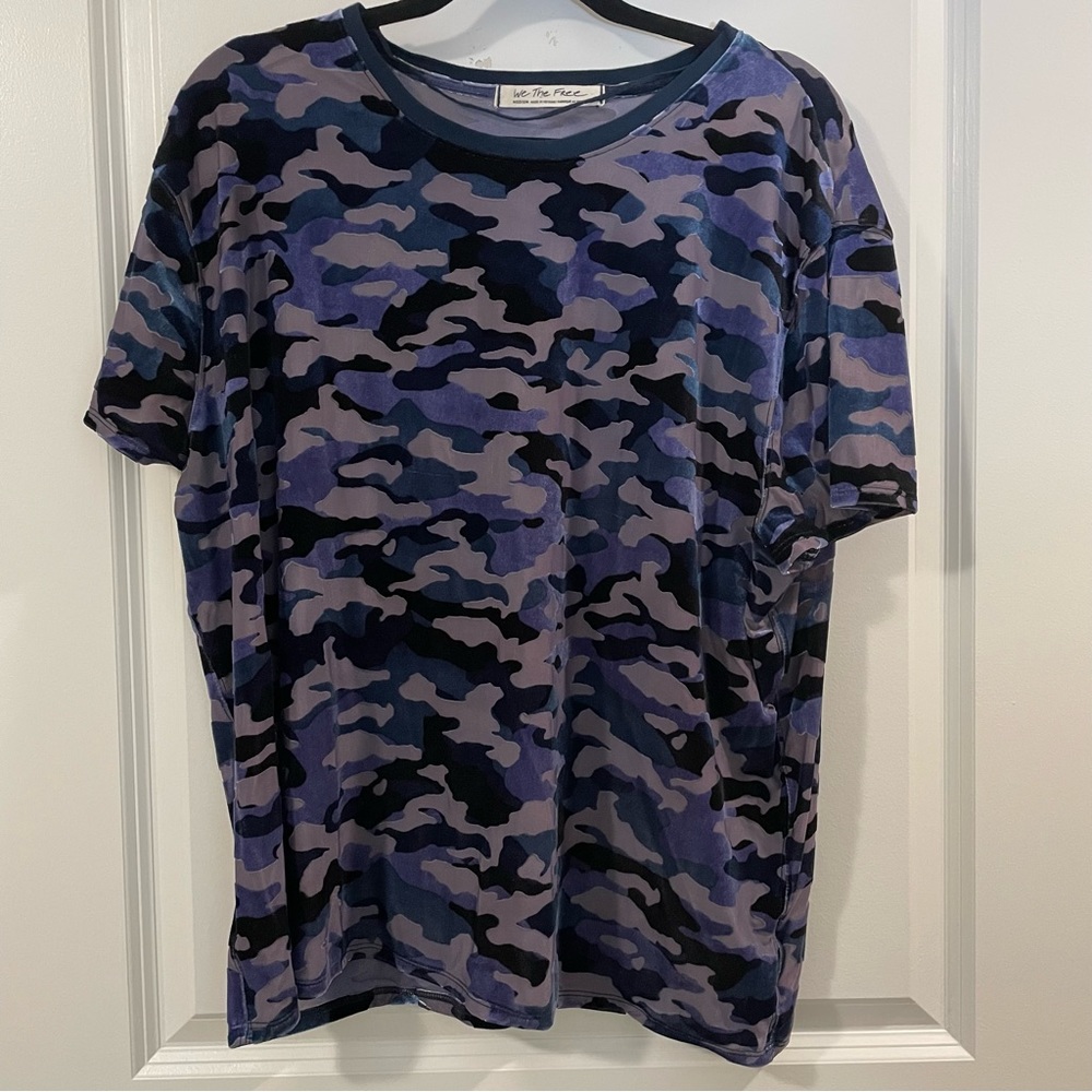 Blue Camo Shirt